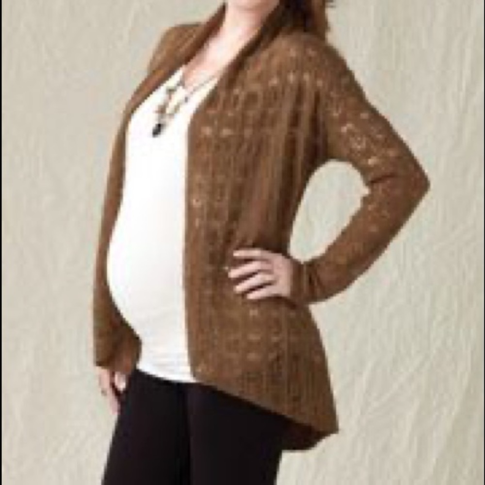 Motherhood Maternity chocolate colored sweater